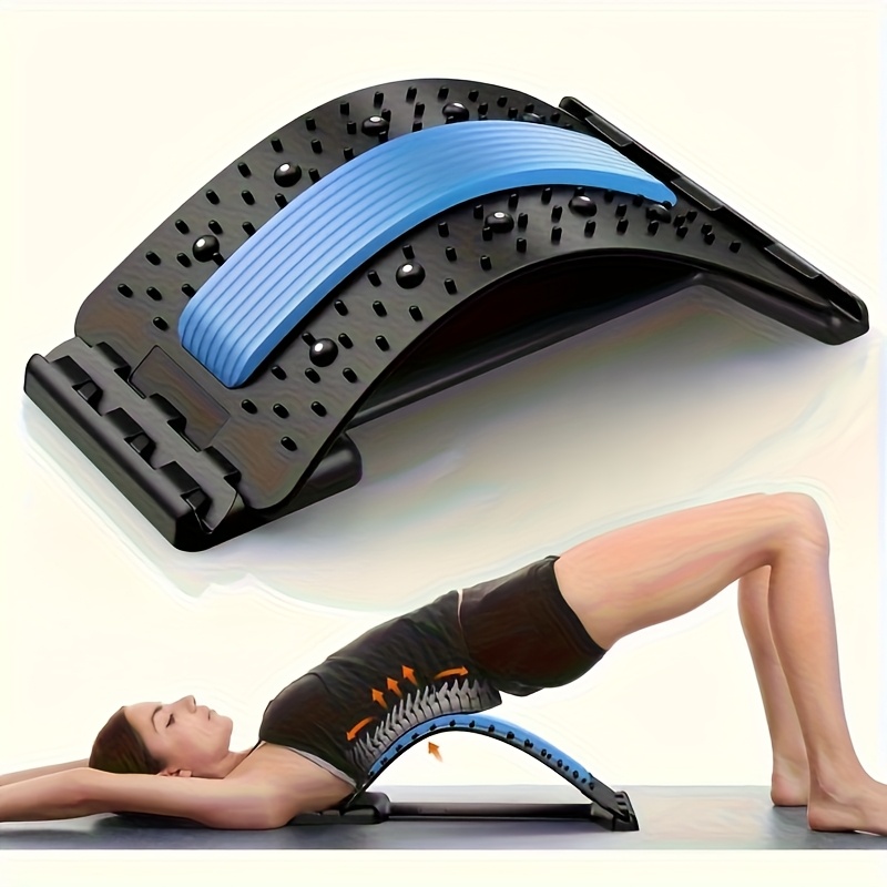 Home Gym Manual - 3-stufiger Rückenstrecker Haltungskorrektur Lendenwirbelstütze Ergonomisch für