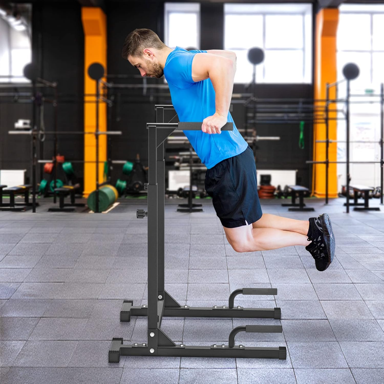 Home Gym With Leg Press - Heimfitnessgeräte: Metall-Liegestützgriffe für Calisthenics & Bodybuilding