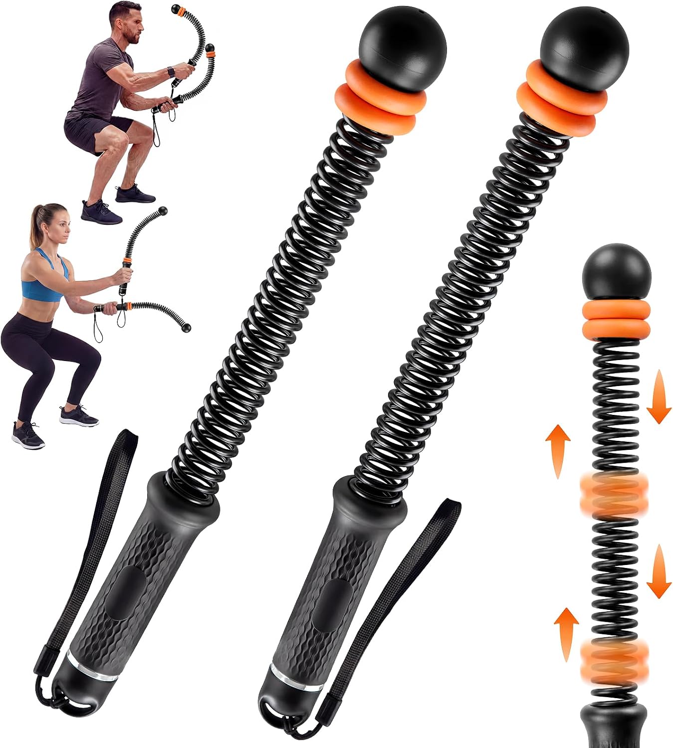 Fitness Home Gym Equipment - Verstellbare Seillose Battle Ropes für das