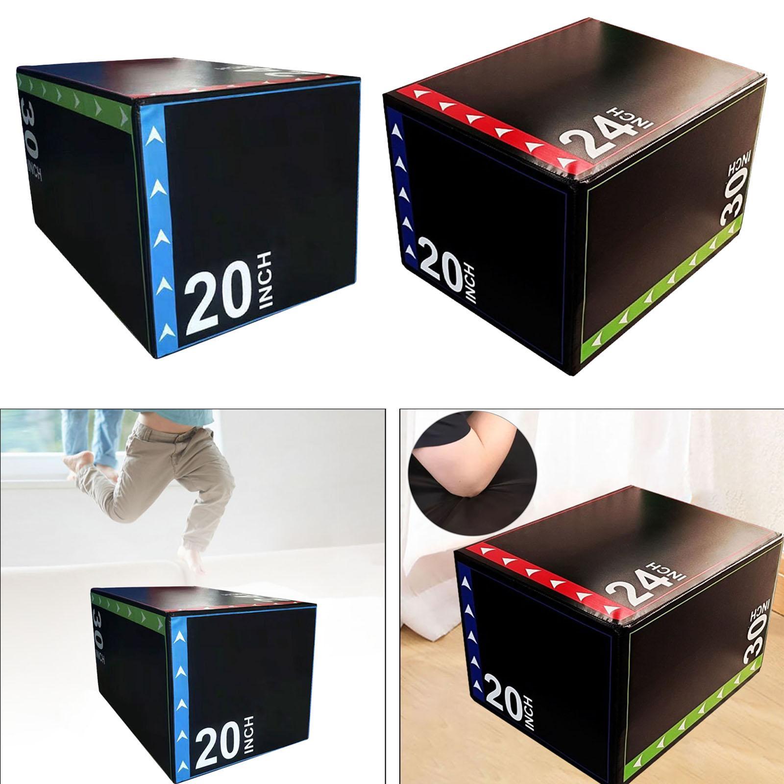 Home Gym Kit For Men - 3-in-1-Sprungbox, plometrische Box für Krafttraining, Cardio-Sprung-Lunges,