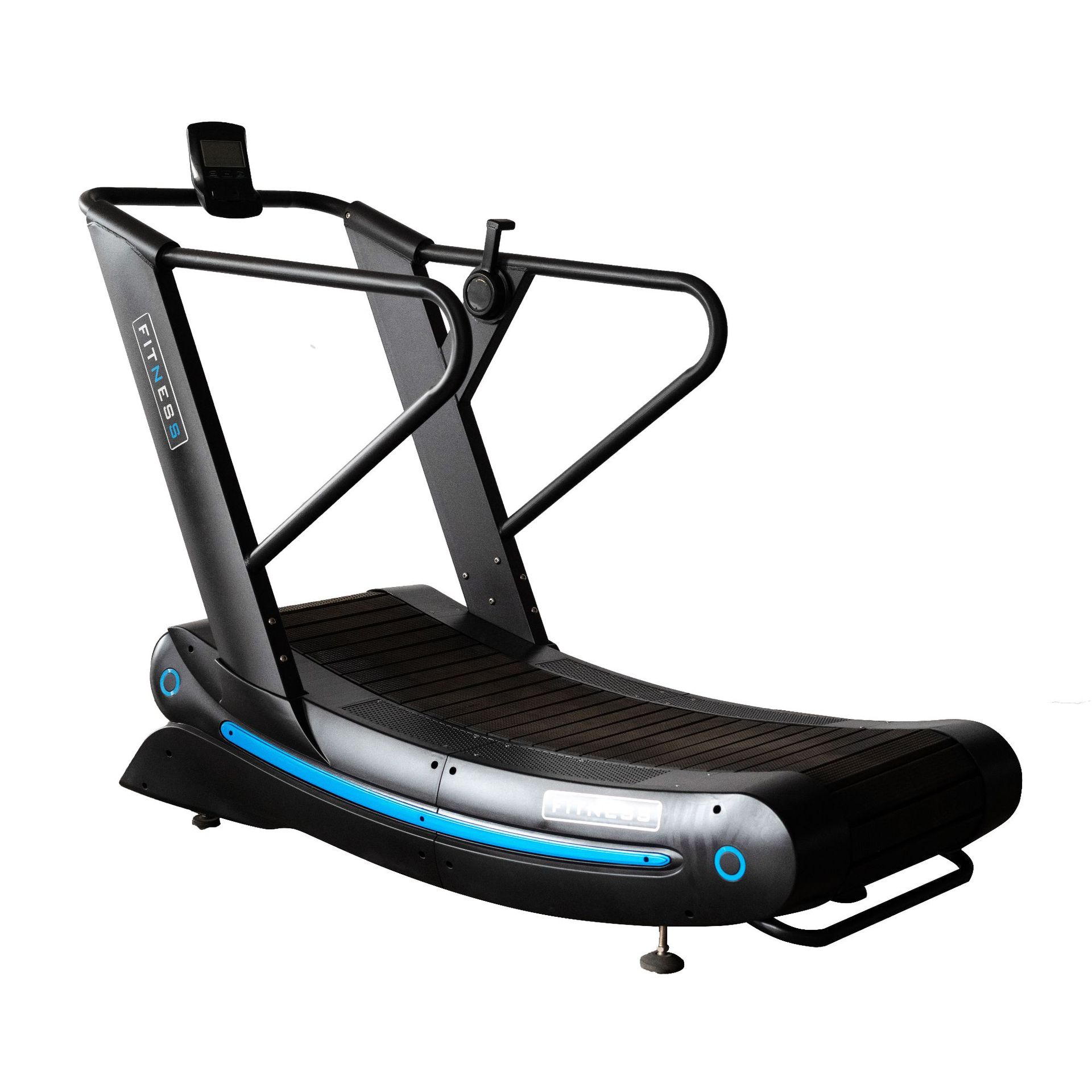 Home Gym Manual - Kommerzielles Gebogenes Laufband, Nicht-Motorisiertes Manuelles Laufgerät,
