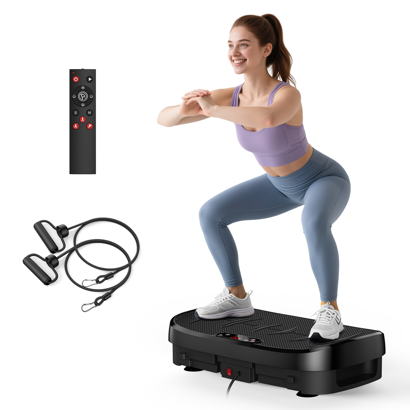 Home Gym Simple - Vibrationsplatte zur Fettverbrennung, Fitness-Plattform für den