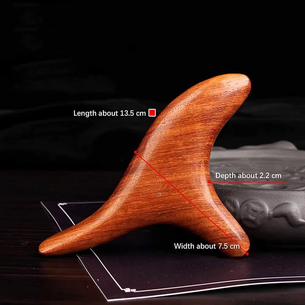 Home Gym Manual - Professionelles Gua Sha Triggerpunkt-Massagegerät aus Holz