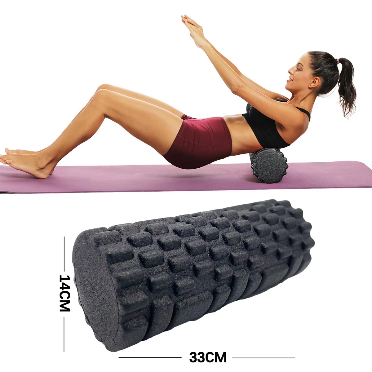 Home Gym Pilates - 30/33 cm Fitness Schaum Roller Yoga