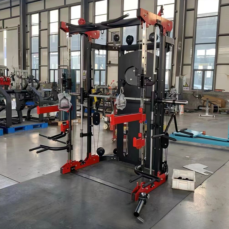 Home Gym With Leg Press - Kommerzielle Multi-Smith-Maschine Fitnessgeräte Heim-Fitnessgerät Multifunktionaler Power