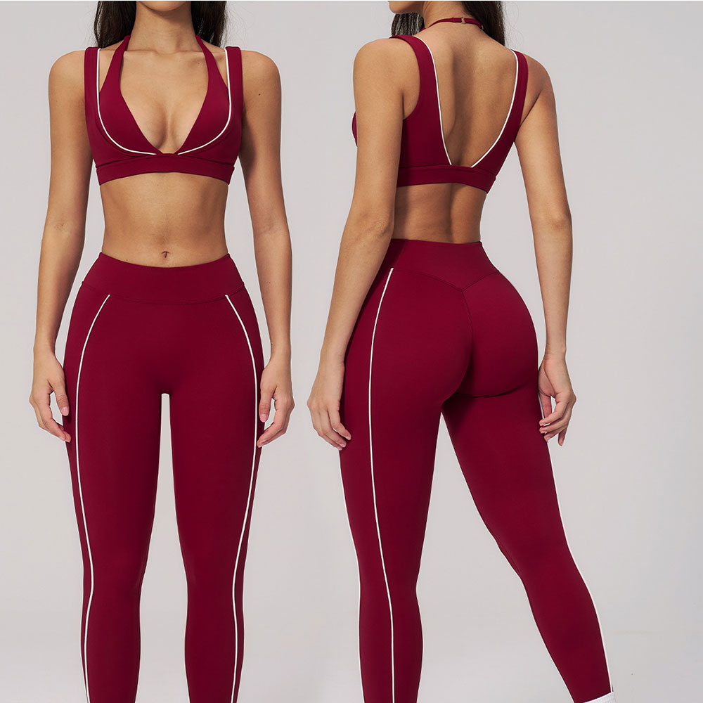 Home Gym With Leg Press - Sportbekleidung Damen Trainingsanzüge Yoga-Set 2-teilig Fitnesskleidung