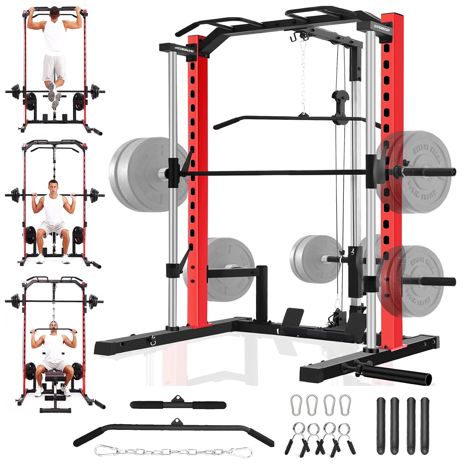 Home Gym One Machine - All-in-One Smith Machine Power Rack mit