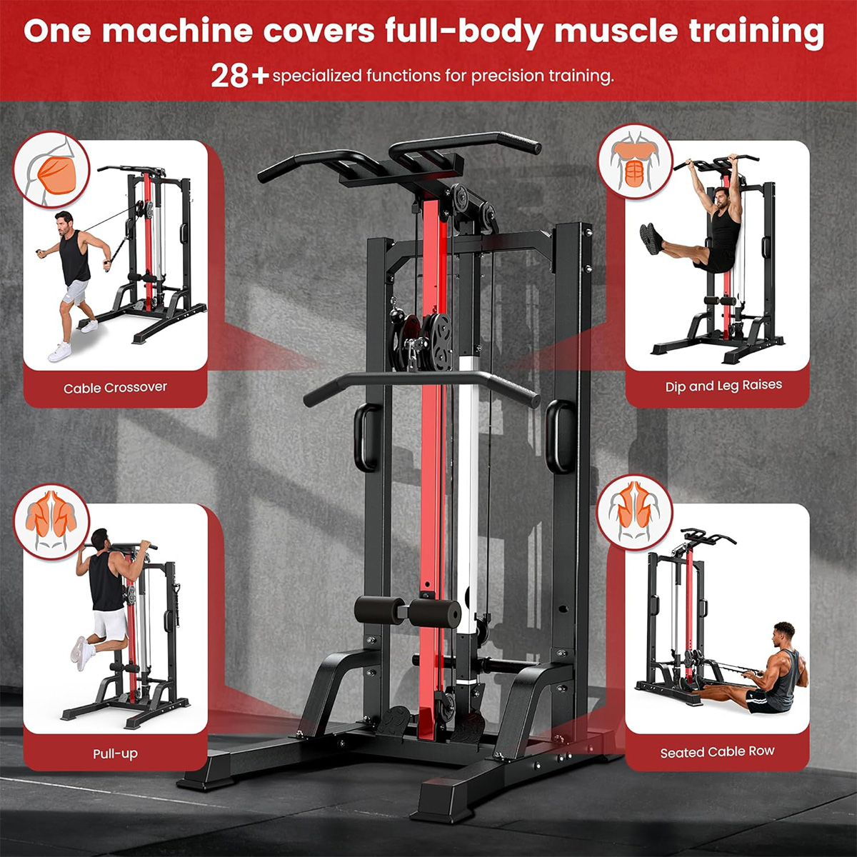 Pooboo Heimfitnessgerät - Hoch – Home Gym System Bewertung und Preis