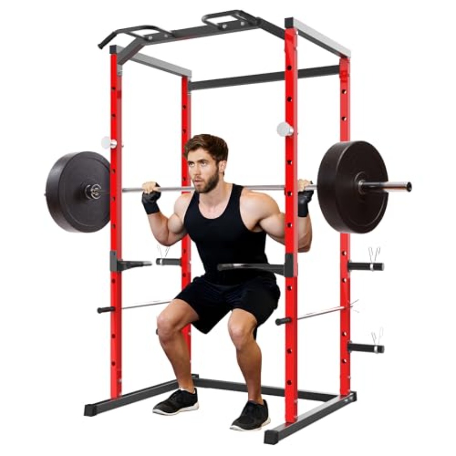Hochbelastbarer Power Cage mit – Home Gym Pull Up Bar Bewertung und Preis