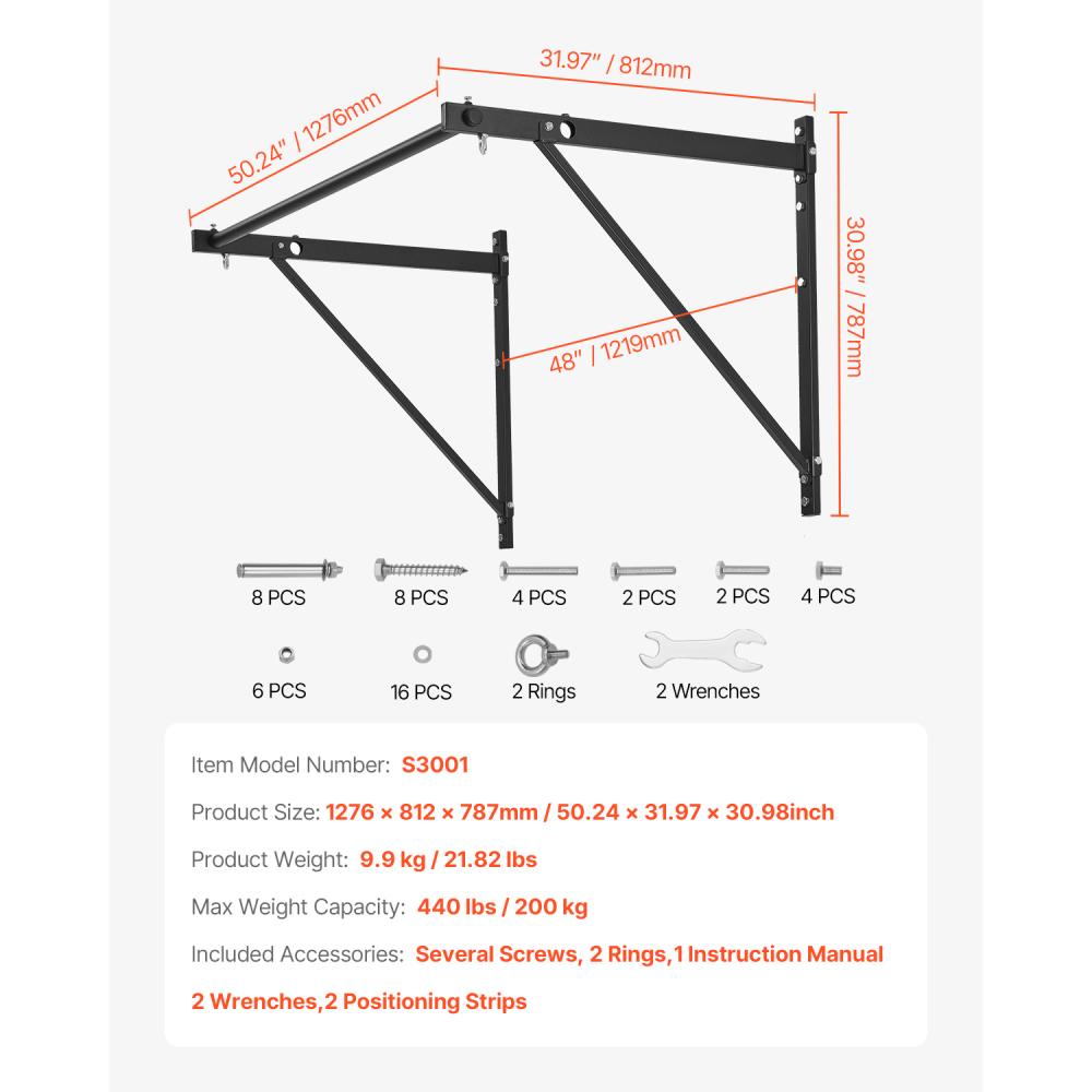 Ye Wandmontierte Hochleistungs – Home Gym Pull Up Bar Bewertung und Preis