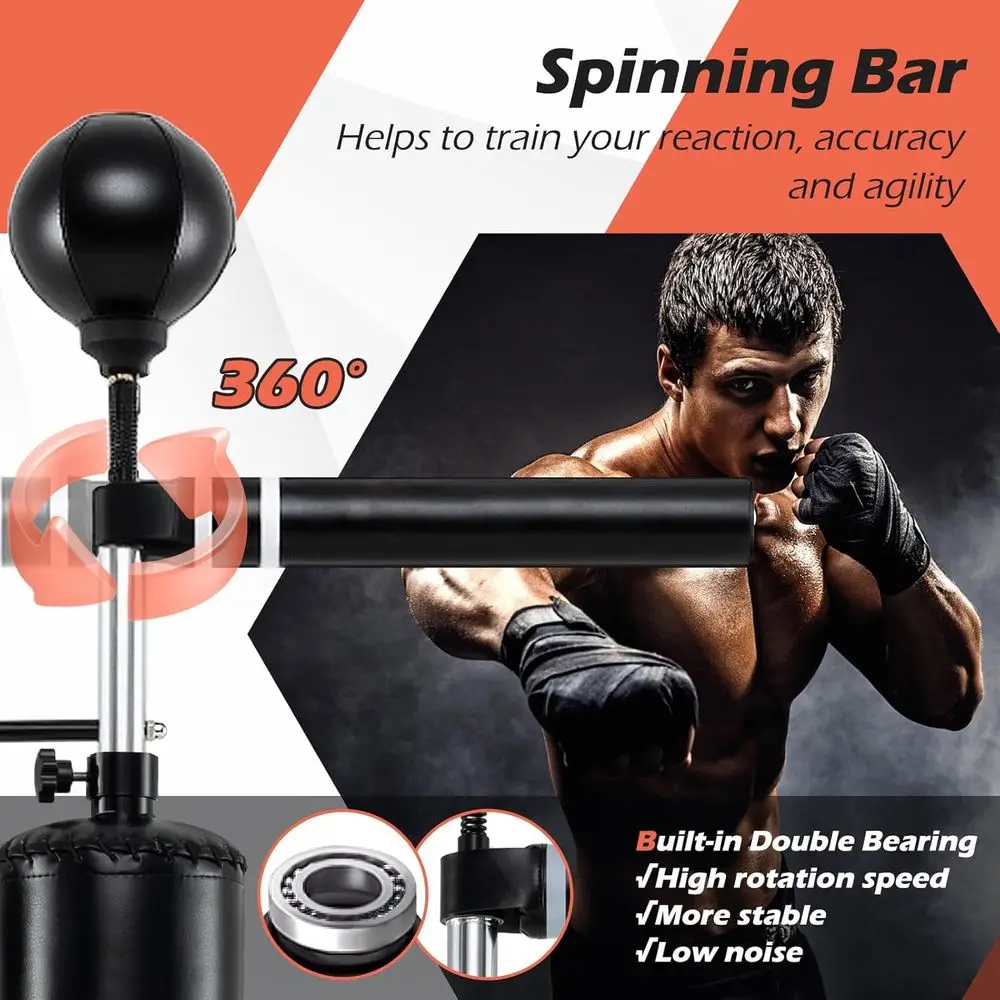Höhenverstellbarer Rebound-Box – Speed Bag Boxing Bewertung und Preis
