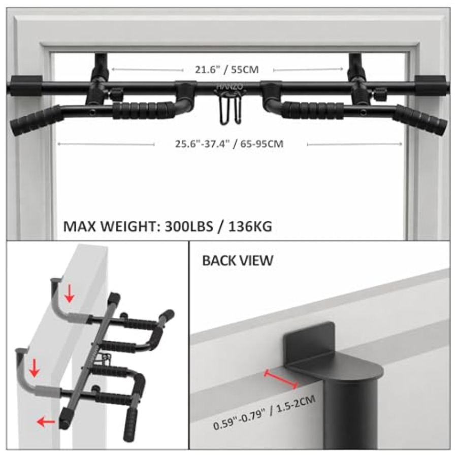 Türklimmzugstange-Set mit Aufh – Home Gym Pull Up Bar Bewertung und Preis