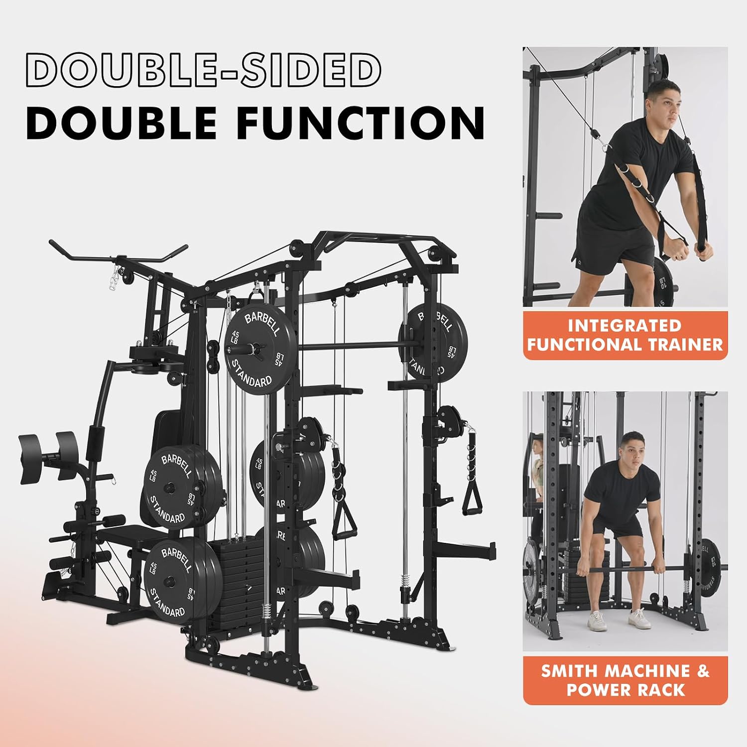 Dual-Station SmithΔ Machine Po – Home Gym One Machine Bewertung und Preis