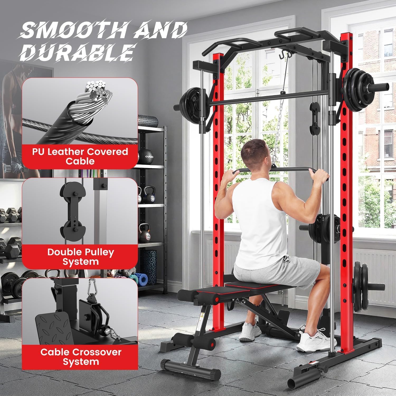 All-in-One Smith Machine Power – Home Gym One Machine Bewertung und Preis