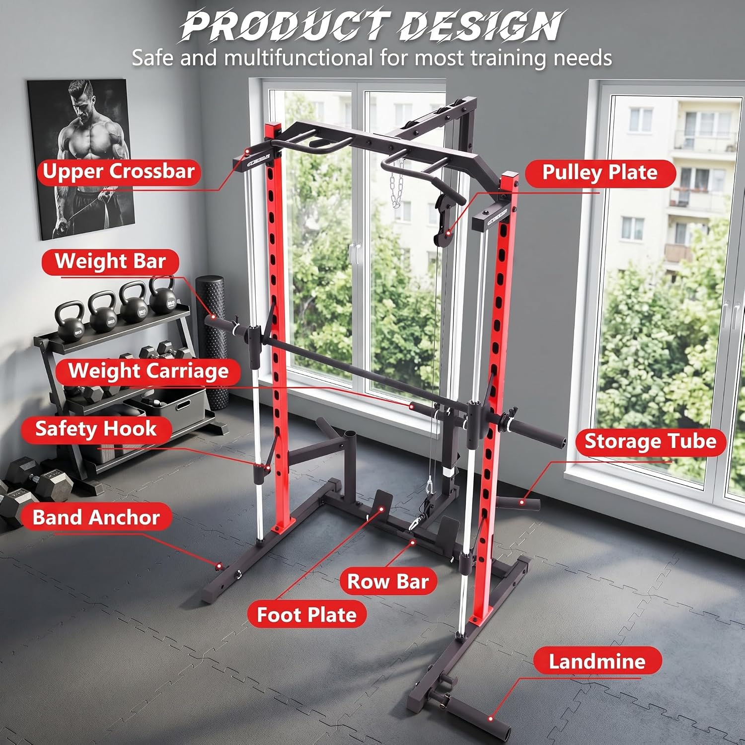 All-in-One Smith Machine Power – Home Gym One Machine Bewertung und Preis