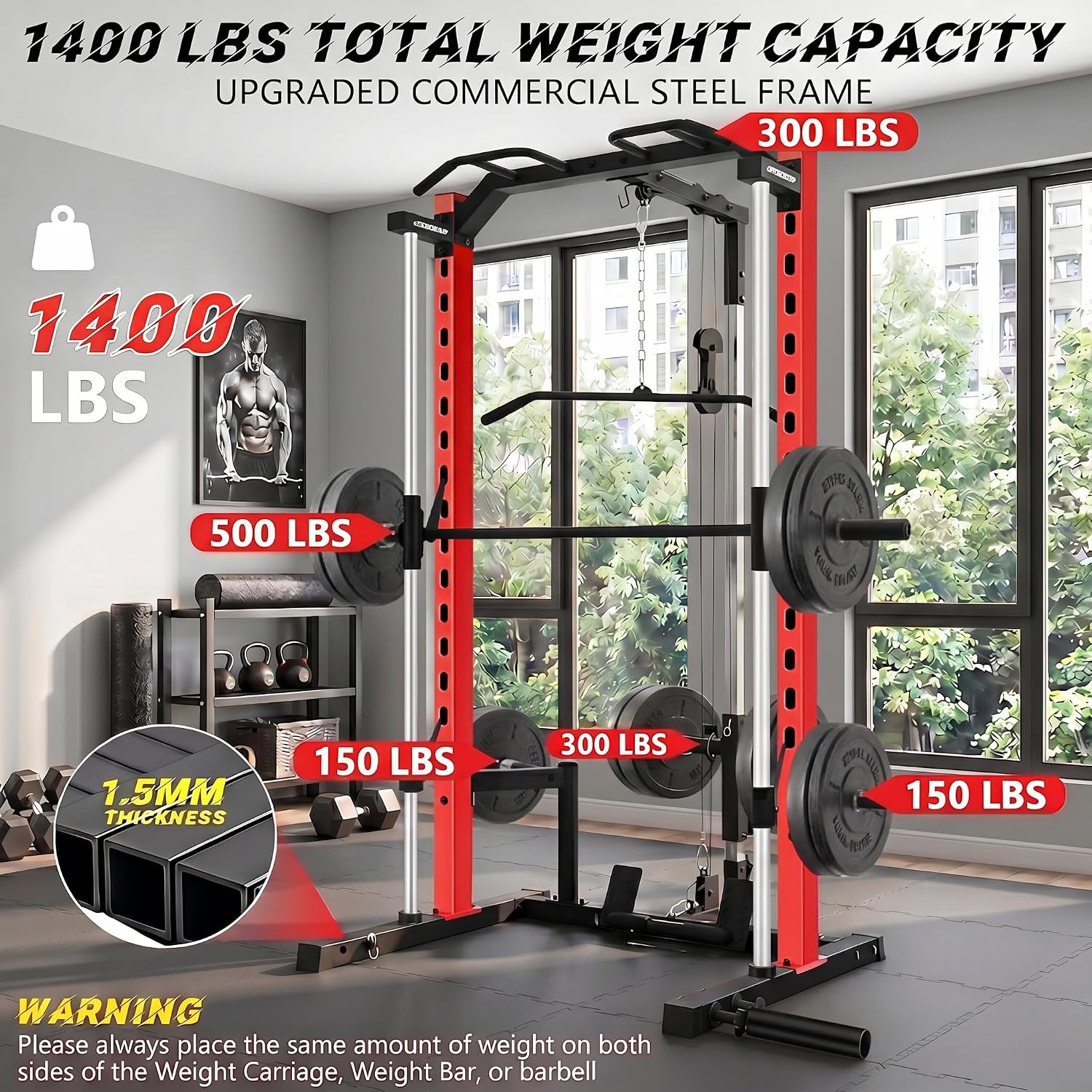 All-in-One Smith Machine Power – Home Gym One Machine Bewertung und Preis