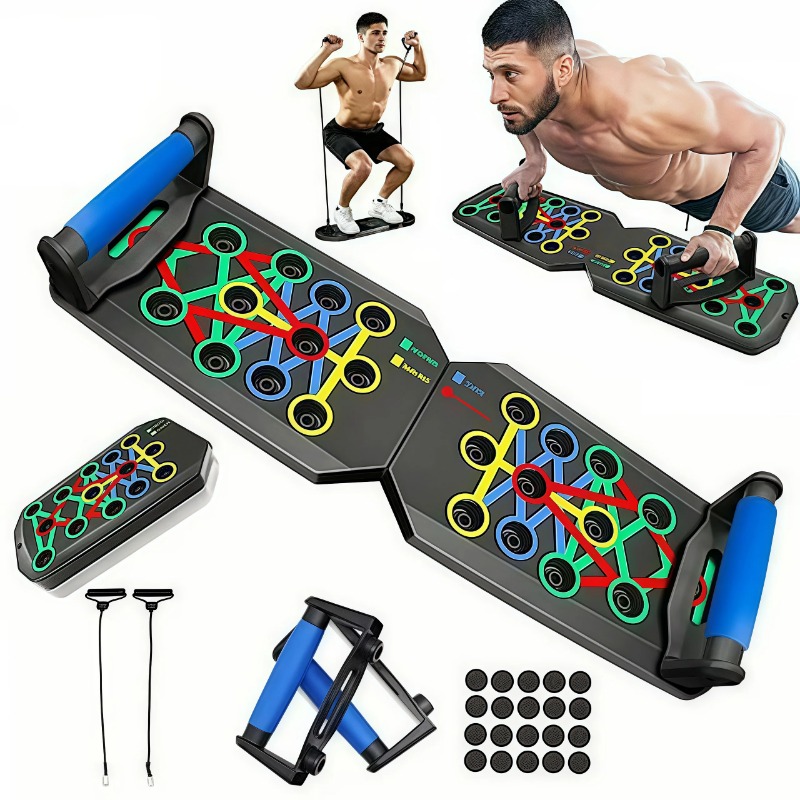 Faltbares Push-Up-Board mit Wi – Home Gym Kit For Men Bewertung und Preis