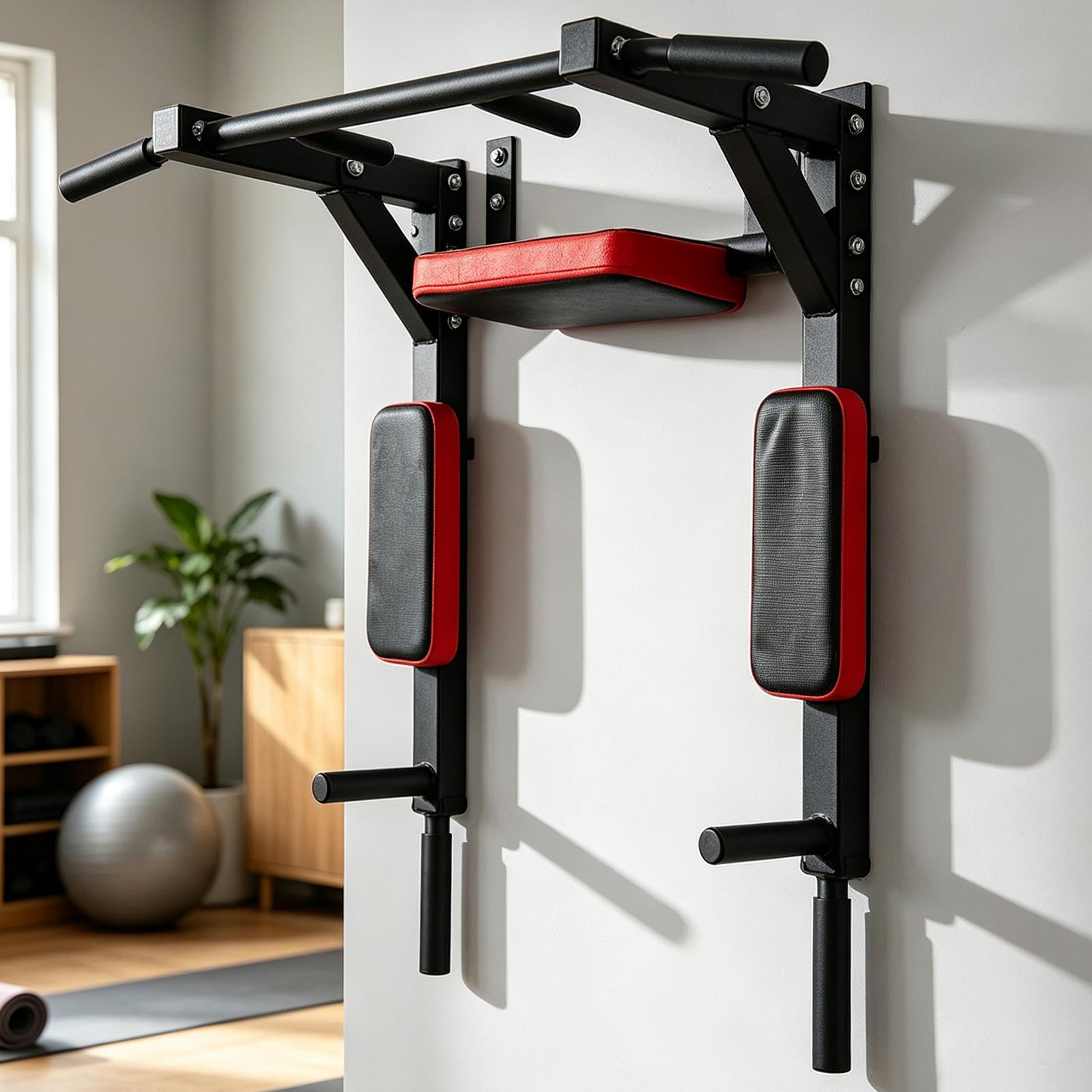 Wandmontierte Klimmzugstange,  – Home Gym Pull Up Bar Bewertung und Preis